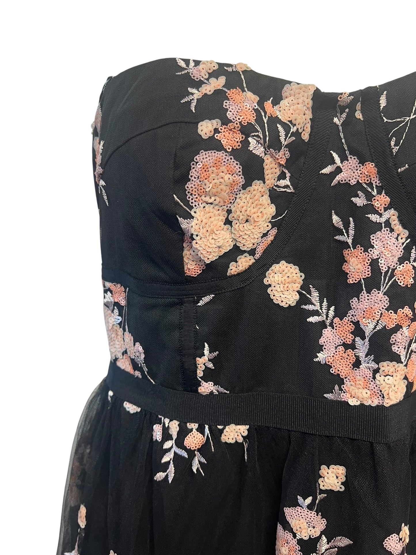CITY CHIC FLORAL COCKTAIL DRESS | S