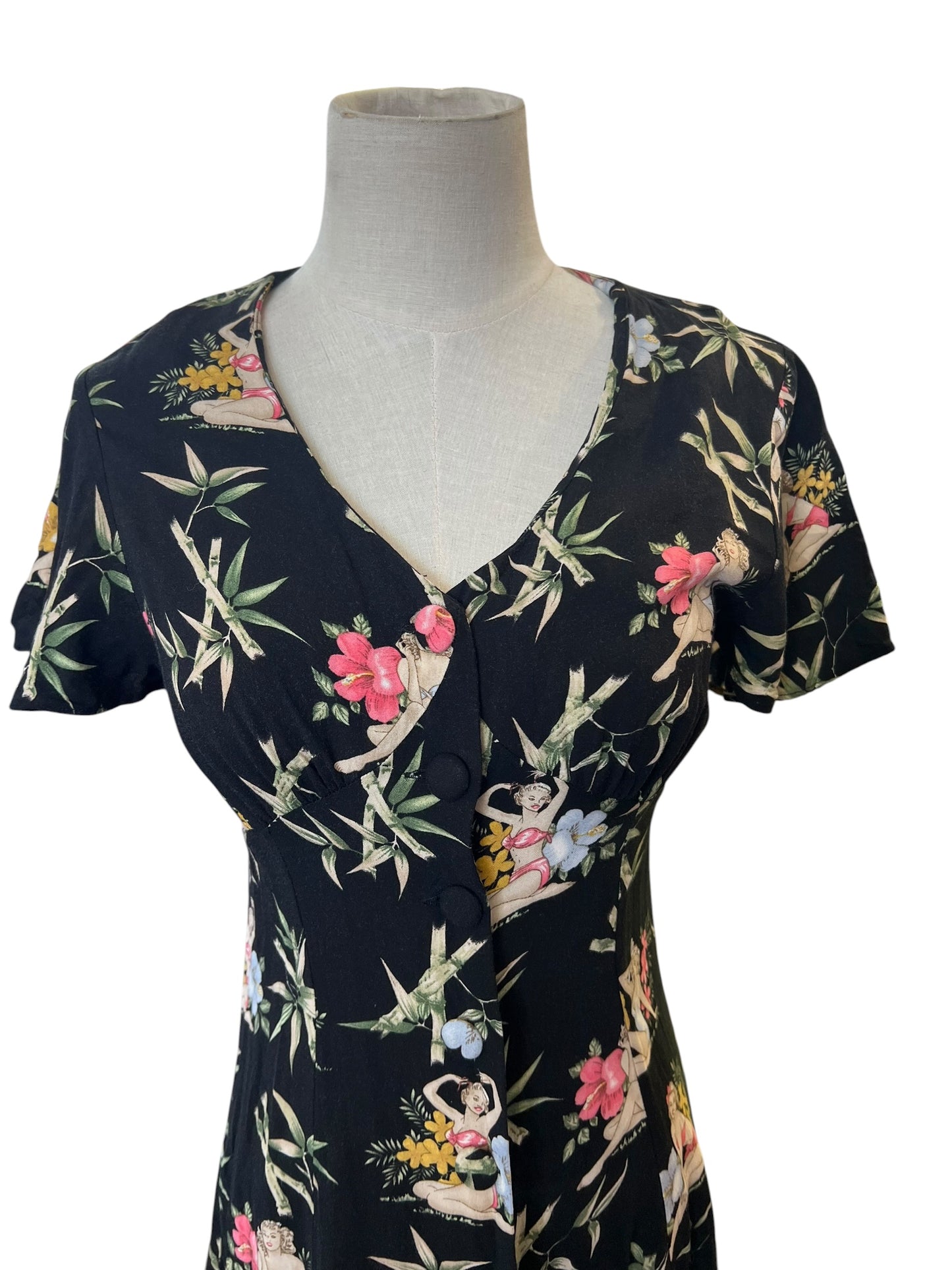 DANGERFIELD TROPICAL PIN UP GIRL DRESS | 8