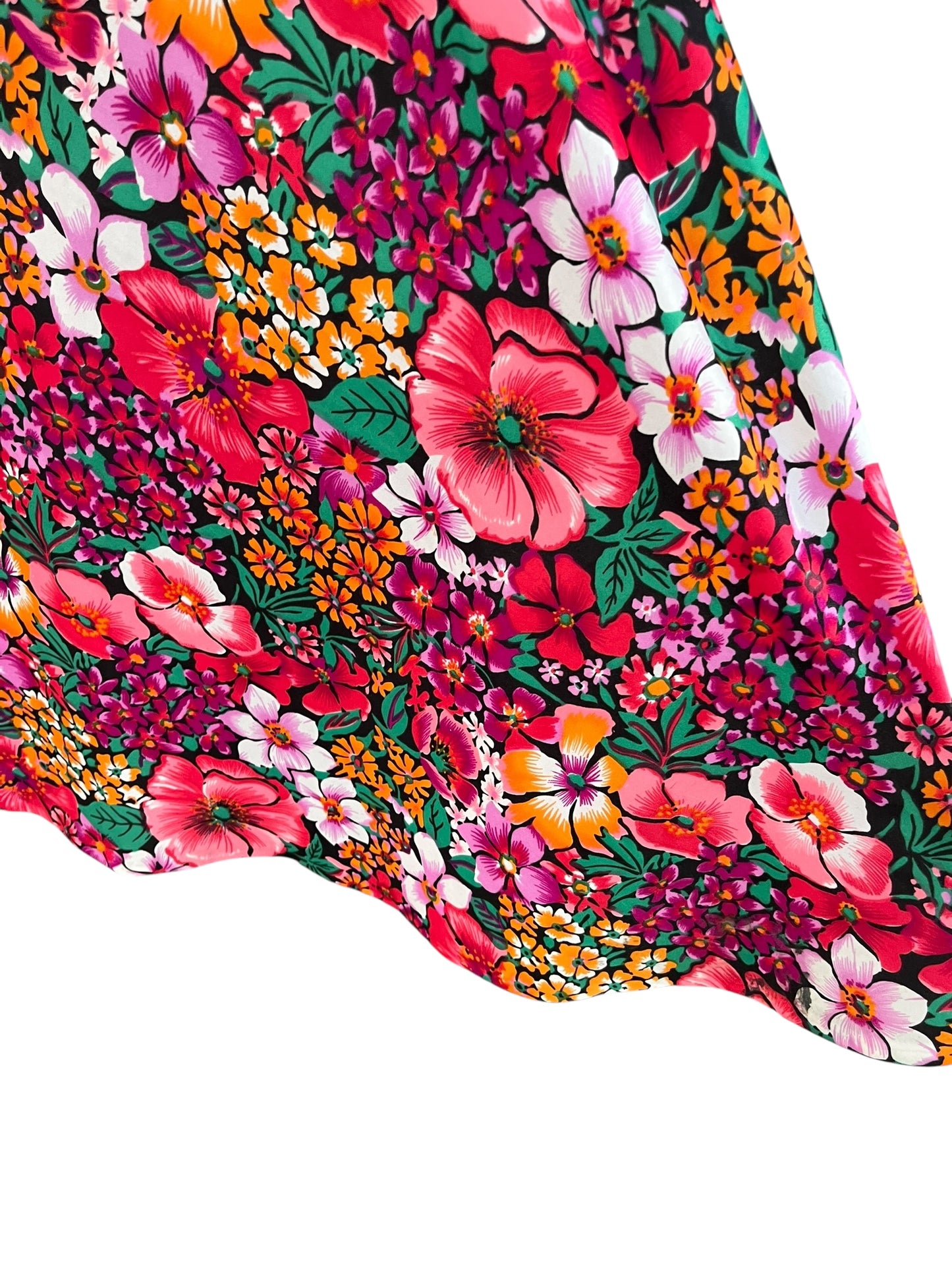 FLETCHER JONES FULL FLORAL SKIRT | 10