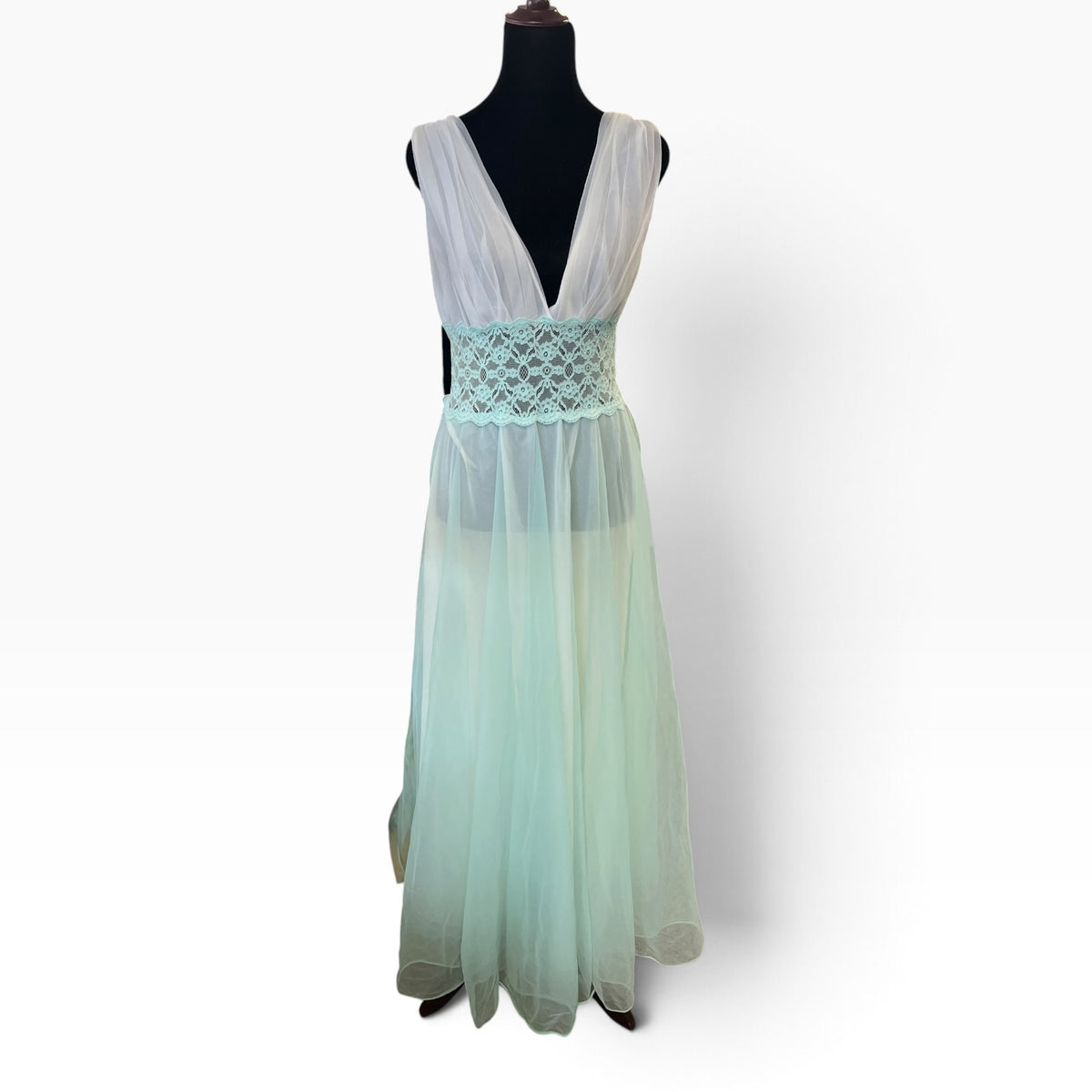 BLUE & WHITE NIGHTIE | 8