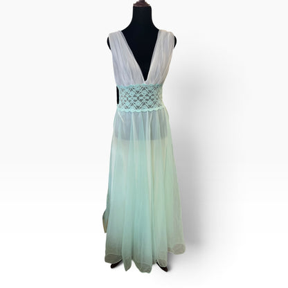 BLUE & WHITE NIGHTIE | 8