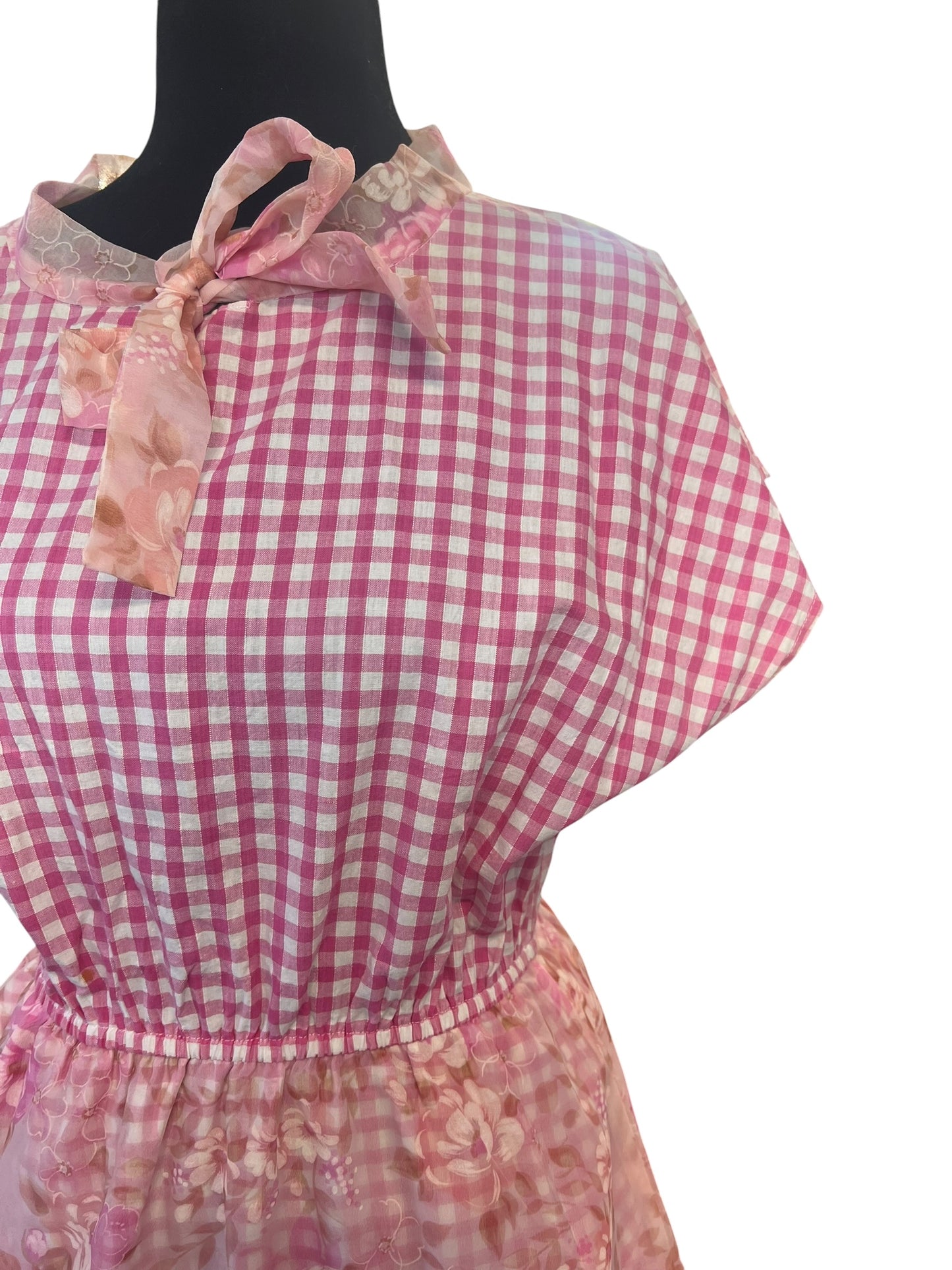 SWEET PINK GINGHAM DRESS | 12
