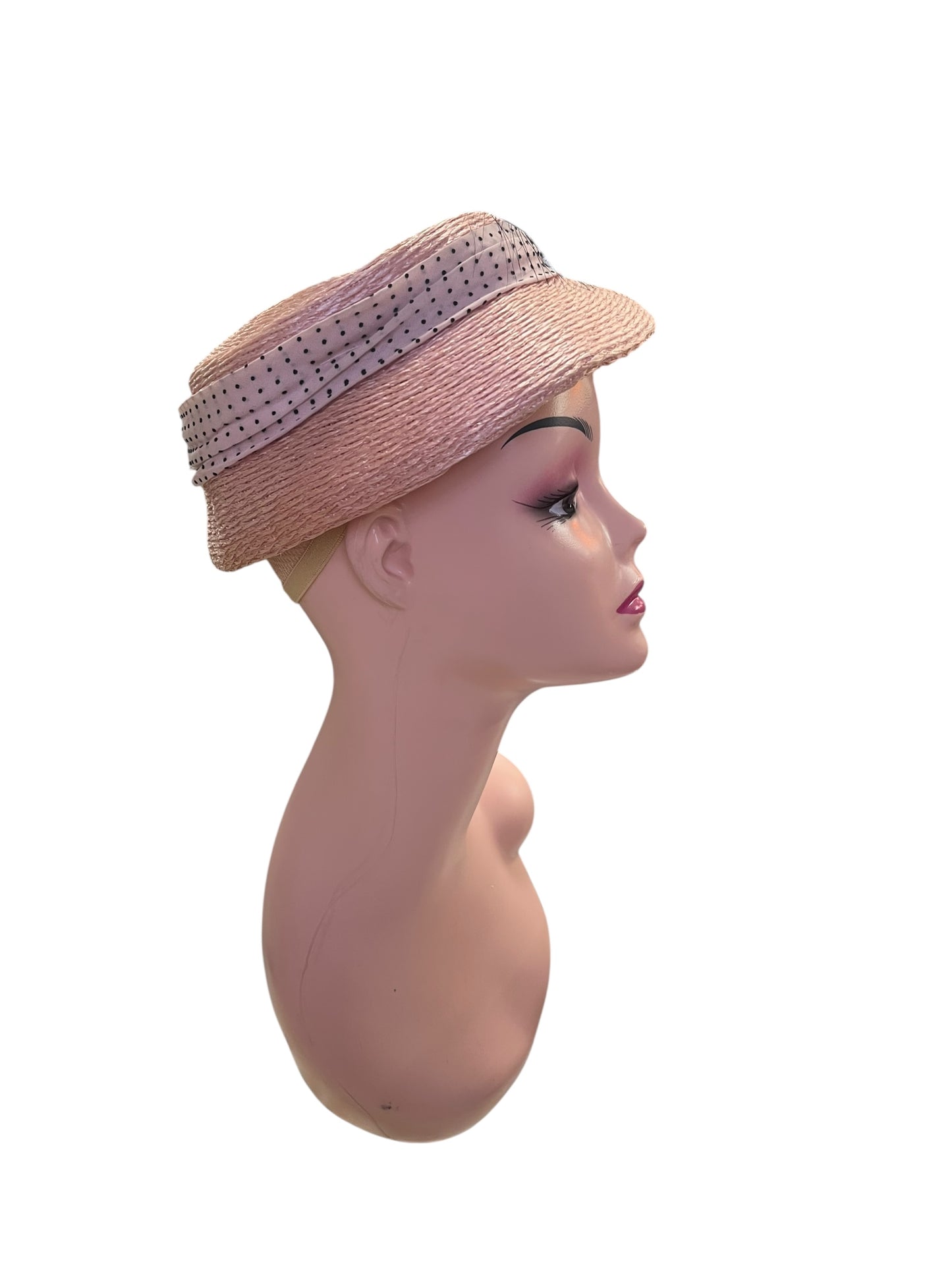 PINK FEATHER HAT