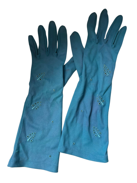 TEAL BLUE GLOVES