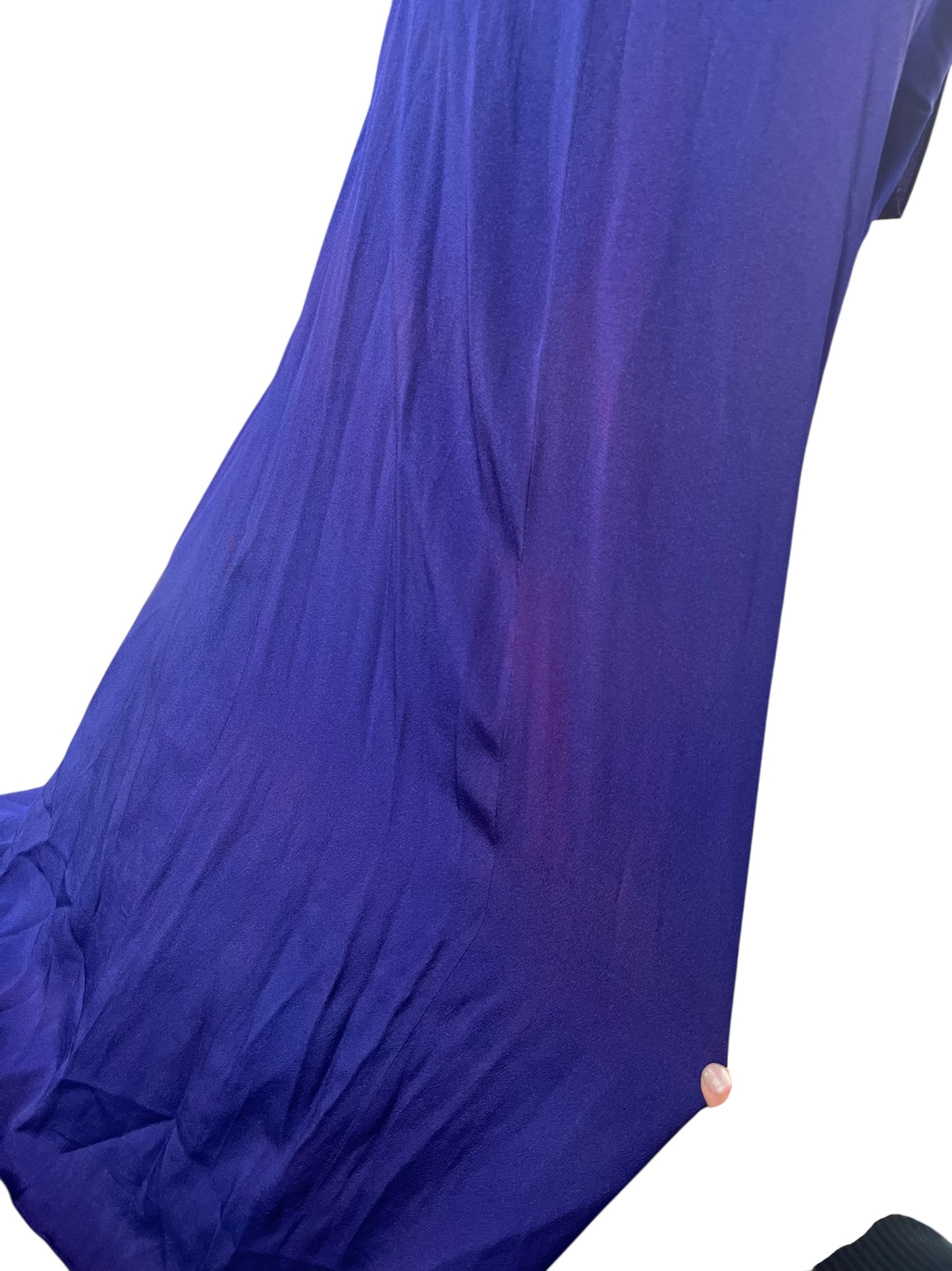 A BLUE SWAREE 1940S DRESS | 12