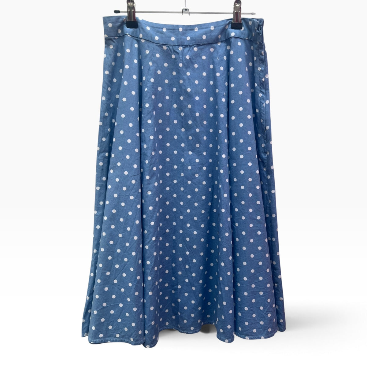 REVIVAL BLUE POLKA DOT SKIRT | 10