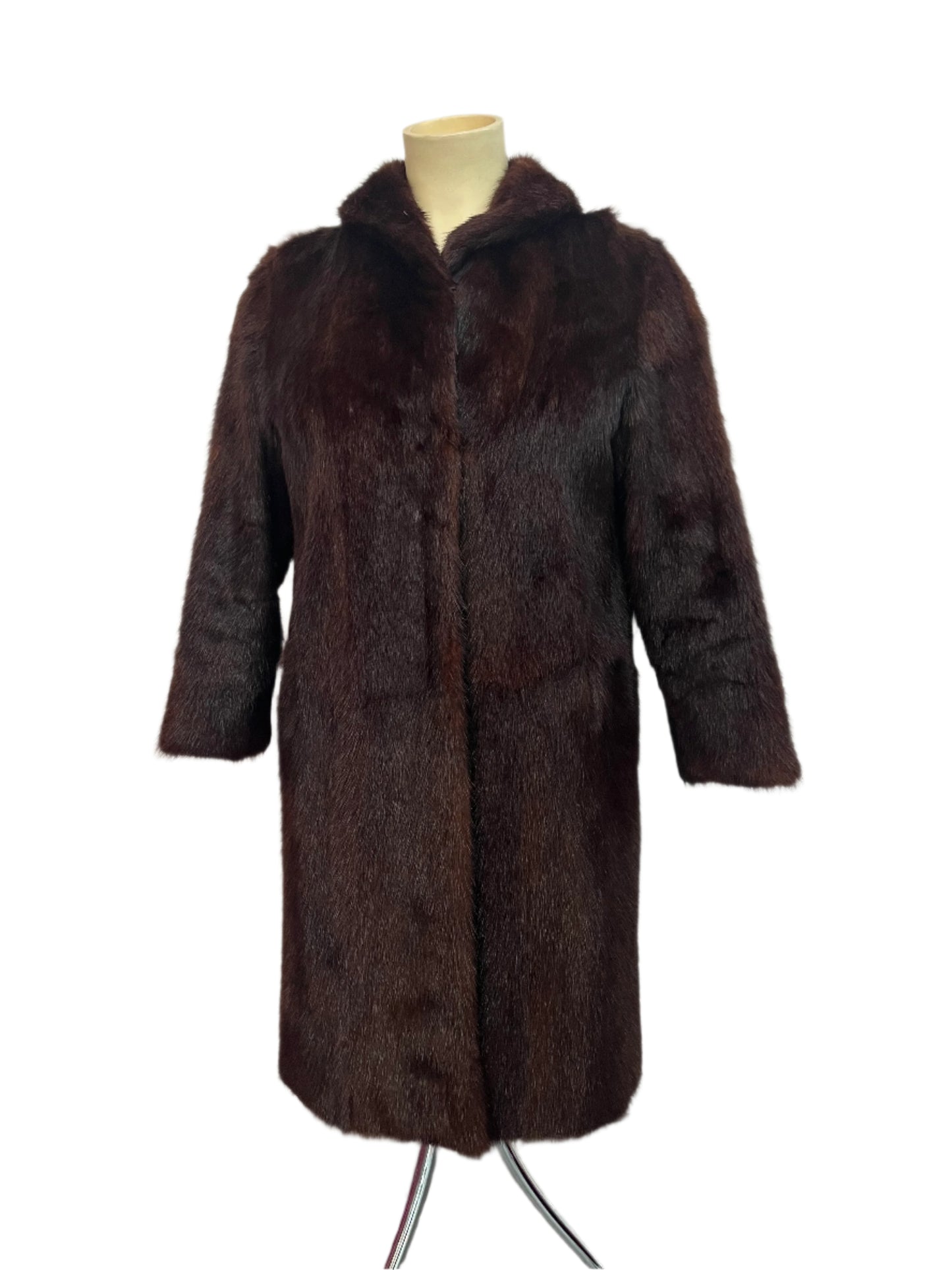 RICH BROWN BEAVER COAT