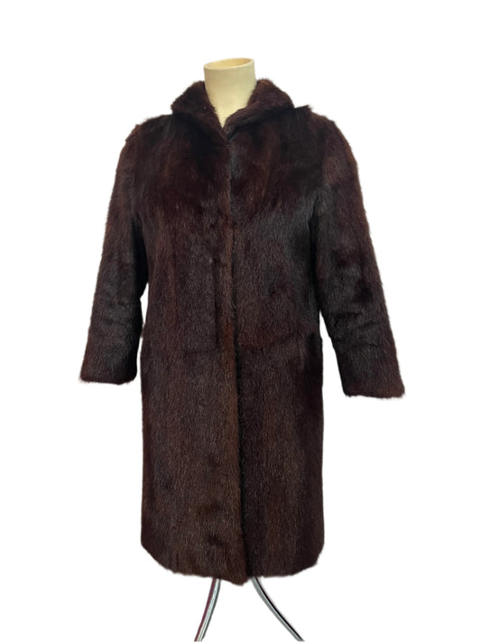 RICH BROWN BEAVER COAT