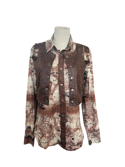 LIP SERVICE MAP SHIRT | S