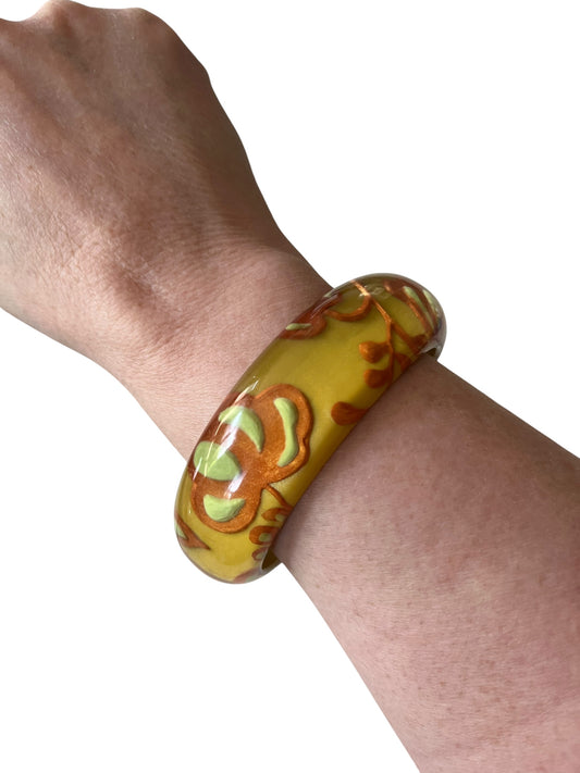 COPPER & LIME BANGLE
