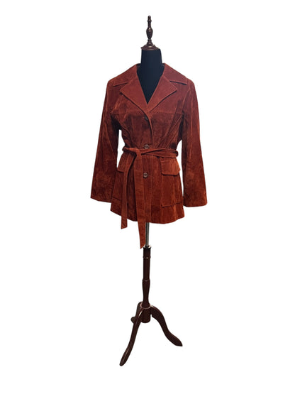 HILTON CARAMEL SUEDE JACKET | 10