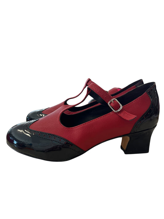 MY JUJU RED & BLACK SHOES | 42