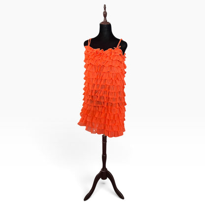 APRICOT TEIRED NYLON | 12