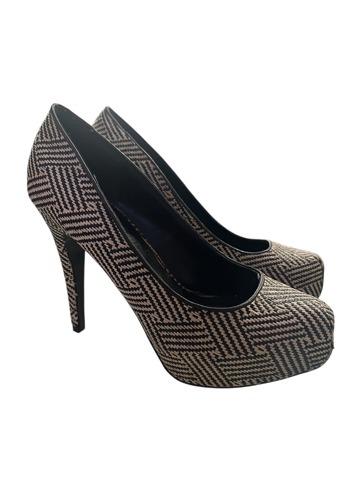 PULP HOUNDSTOOTH HEELS | 7