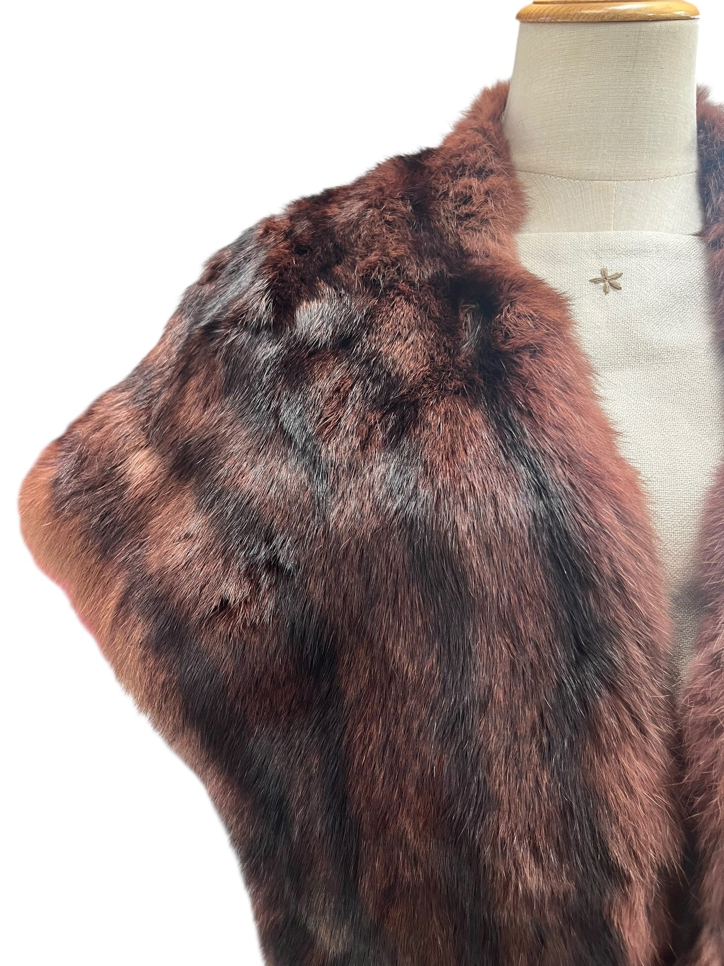 REDDY BROWN FUR STOLE DUNEDIN