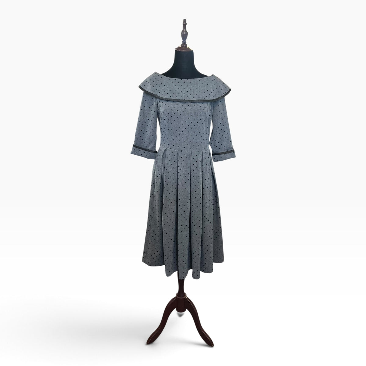 TATYANA GREY POLKA DOT DRESS | S/10