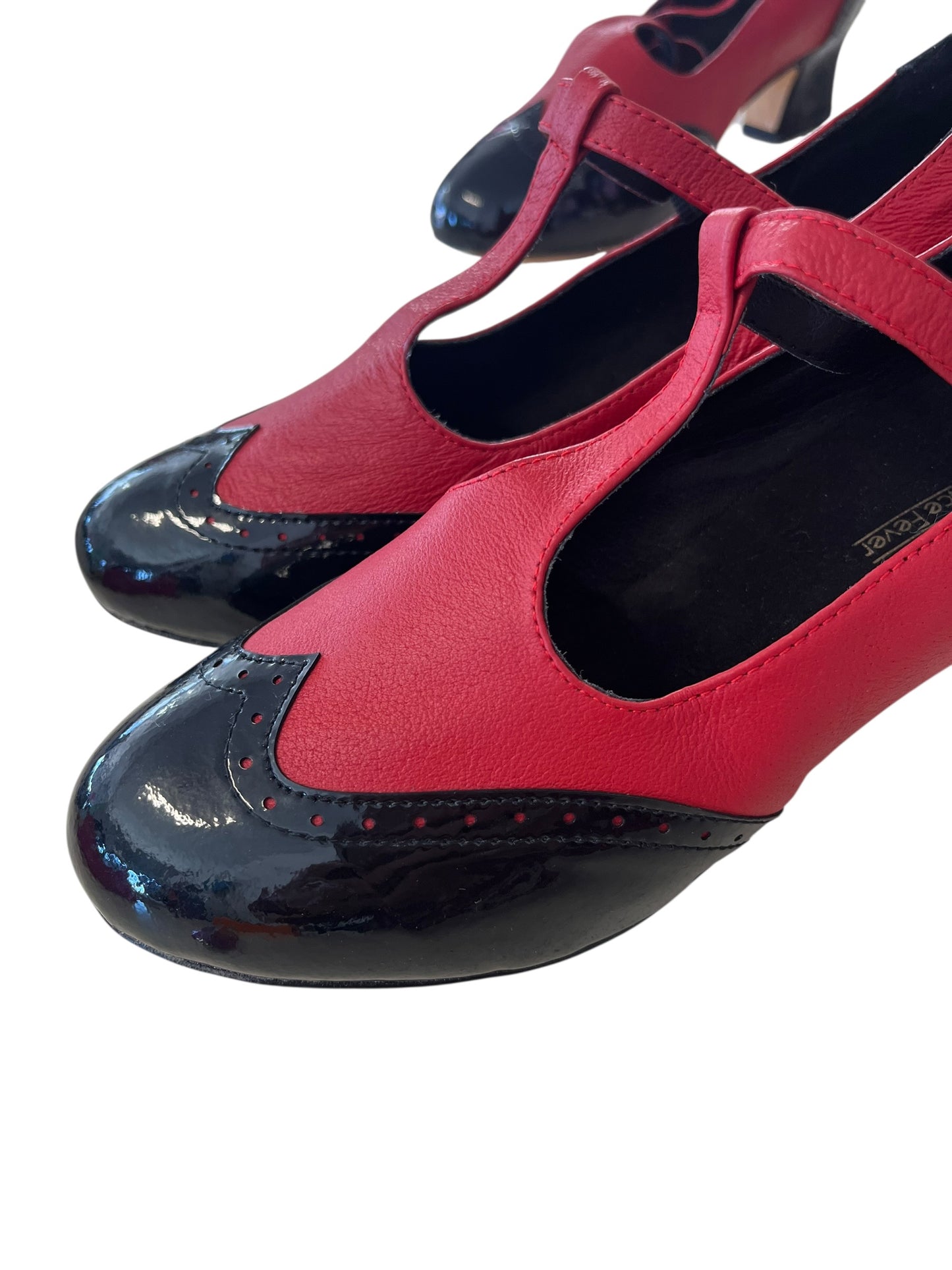 MY JUJU RED & BLACK SHOES | 42