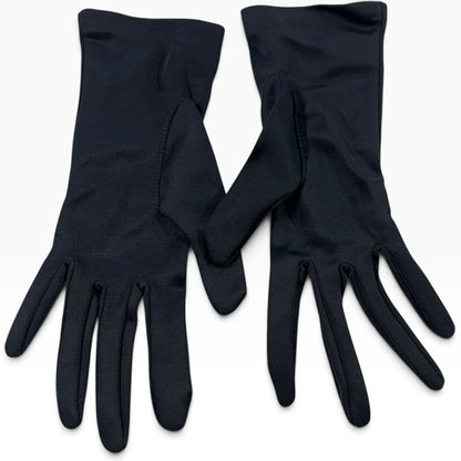 SIMPLE BLACK EMBROIDERED GLOVES | 7