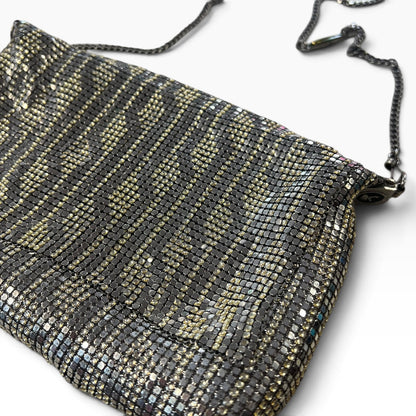 ESQUIRE FOLD & SILVER SHOULDERBAG