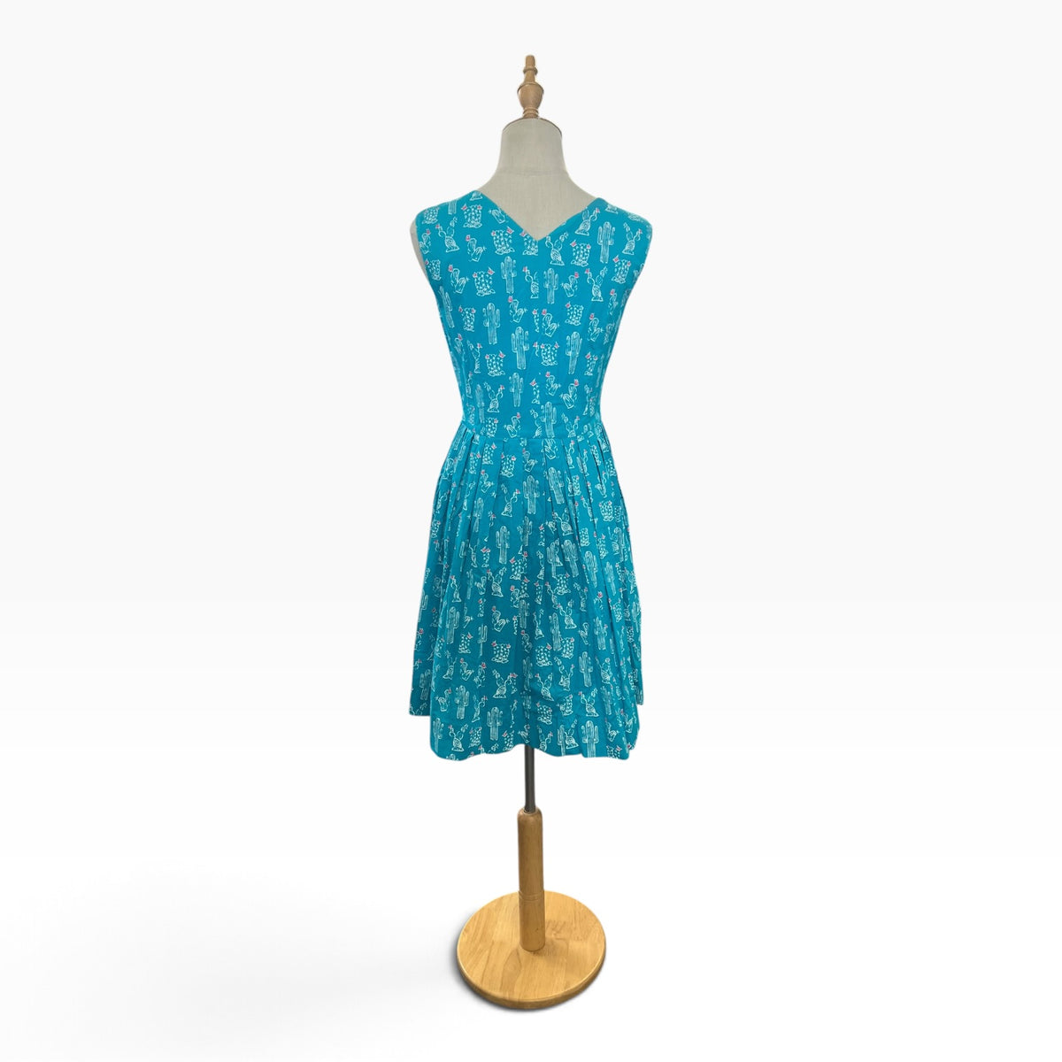 EMILY & FIN BLUE CACTUS DRESS | S
