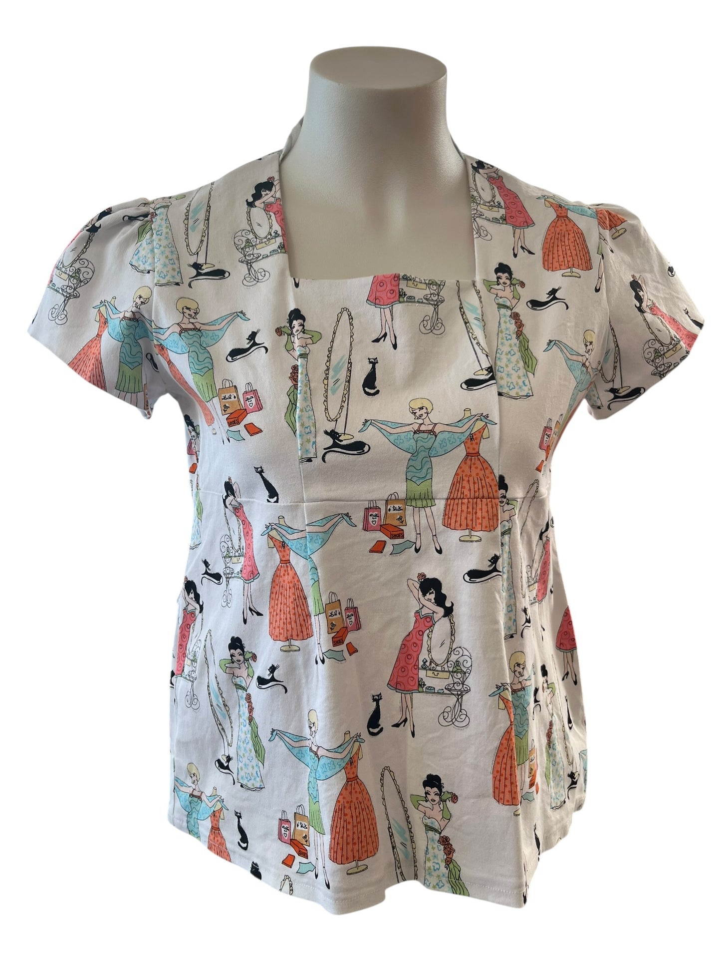 SHOPPING SPREE PEPLUM TOP | XL