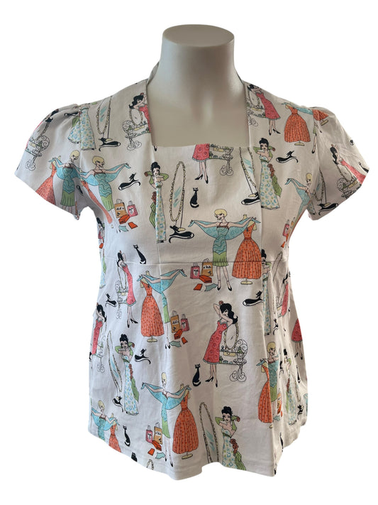 SHOPPING SPREE PEPLUM TOP | XL