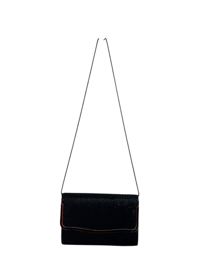 80S BLACK MESH SHOULDER BAG