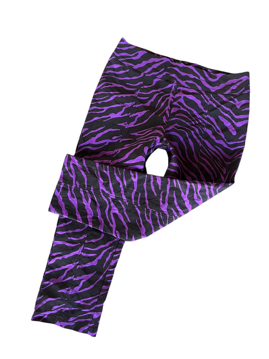 SOURPUSS PURPLE ZEBRA PANTS | L/12