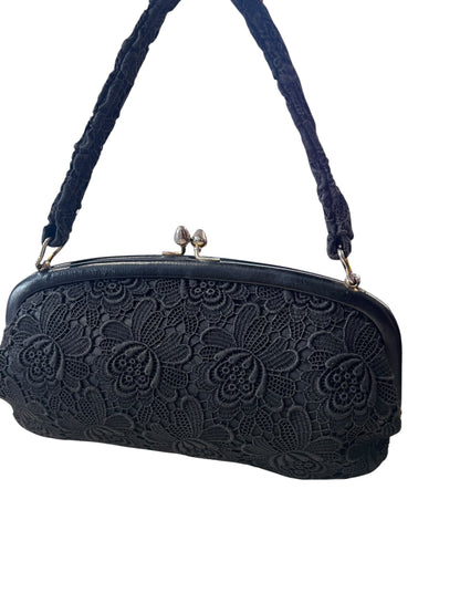 BLACK DAISY HANDBAG