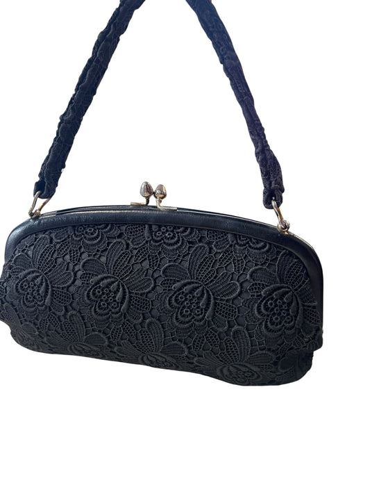 BLACK DAISY HANDBAG