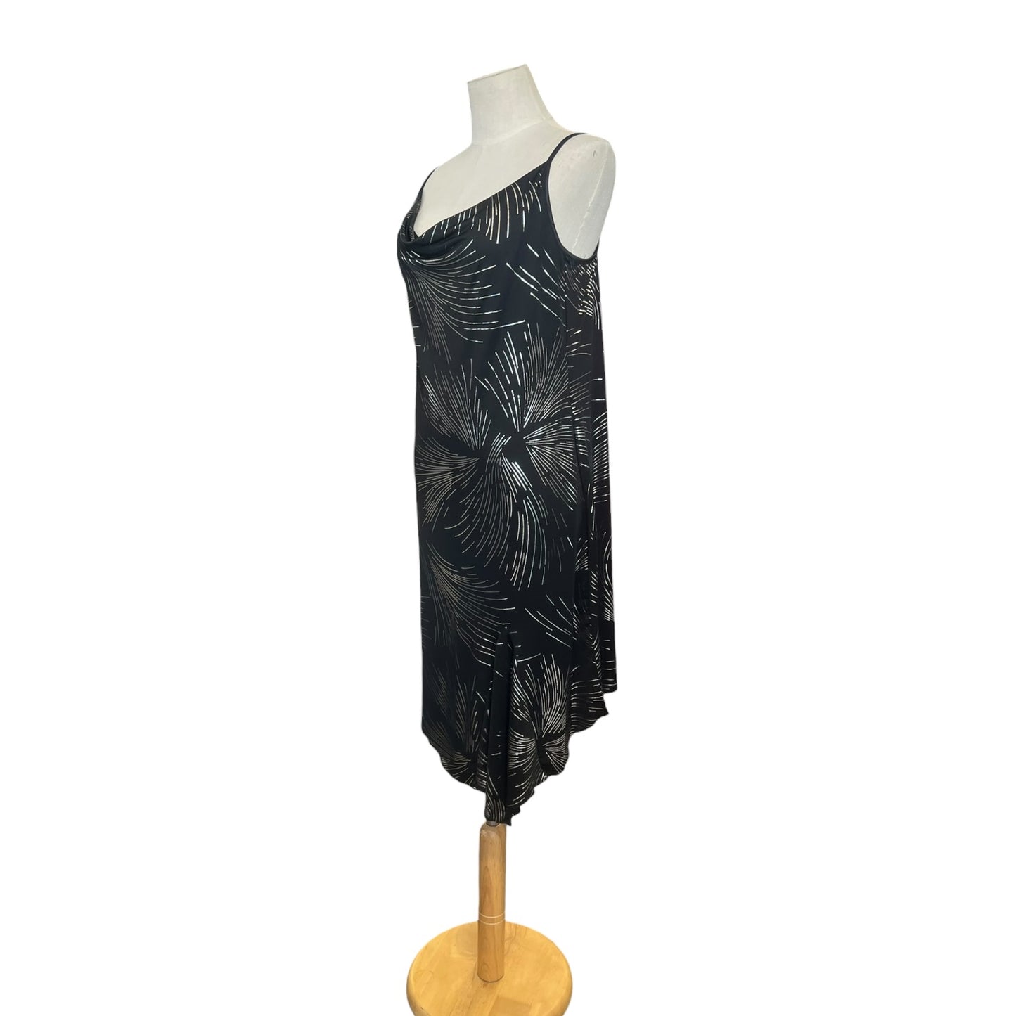 SILHOUETTE BLACK & SILVER DRESS | 14