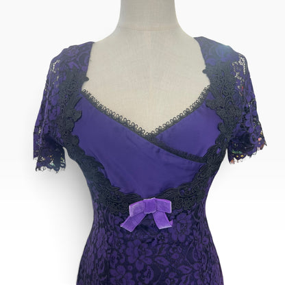 KITTEN DAMOUR PURPLE LACE DRESS | 12