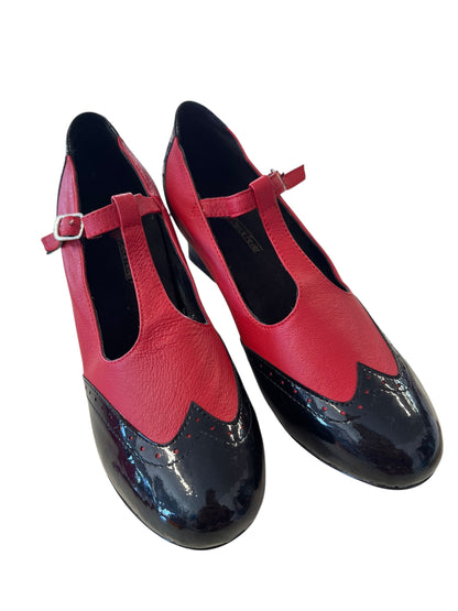 MY JUJU RED & BLACK SHOES | 42