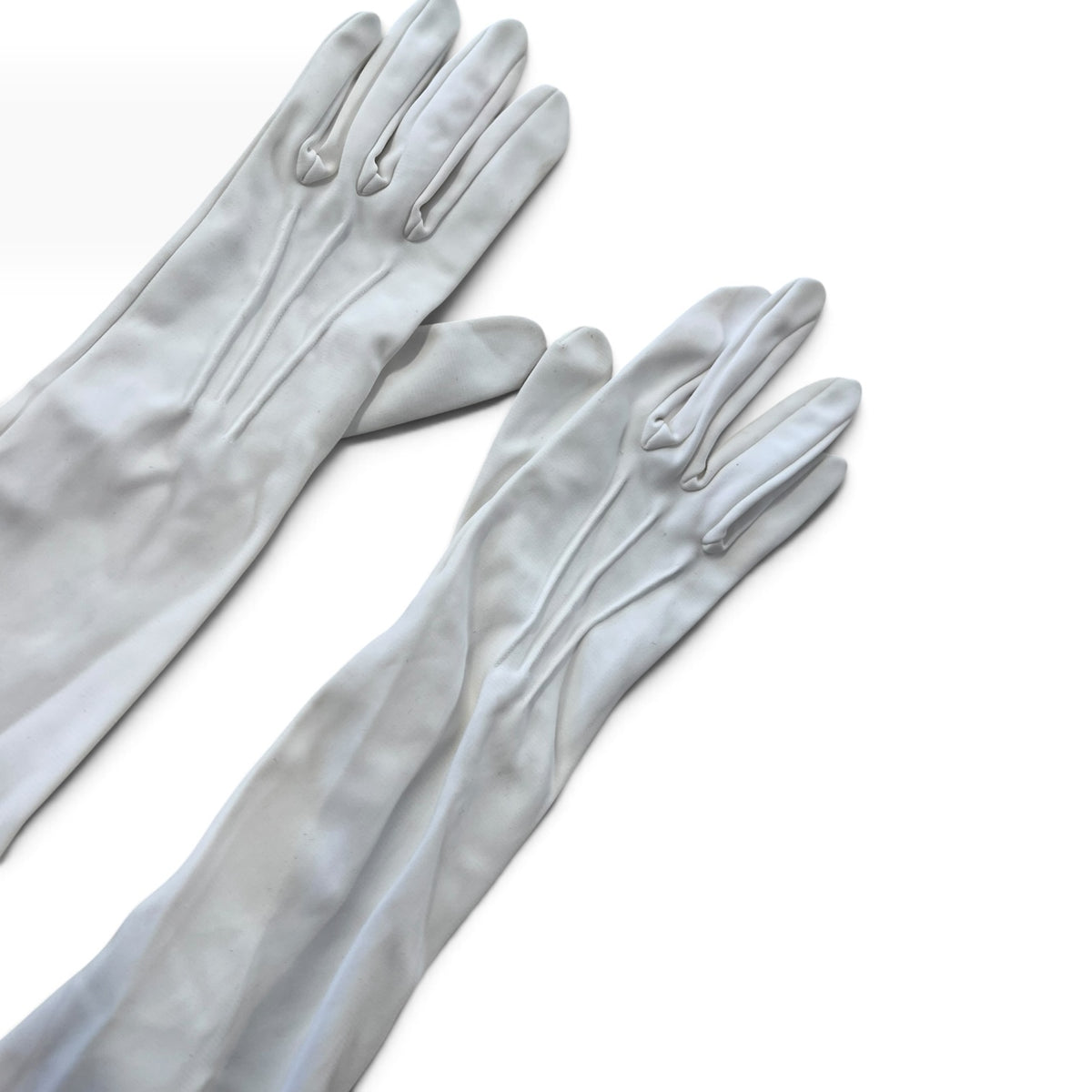OVER ELBOW WHITE GLOVES | 7