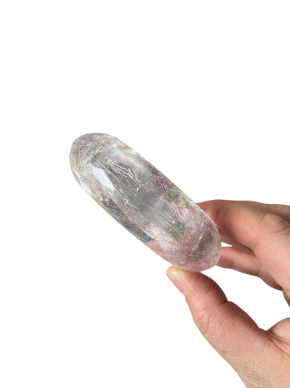 CLEAR CRACKLE BANGLE