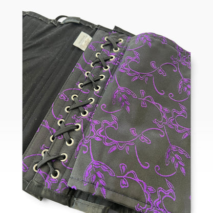 PURPLE & BLACK CORSET | 34