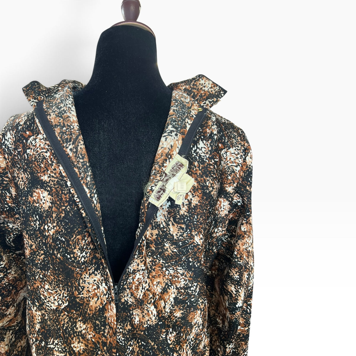 PRINCETON BROWN PATTERN DRESS | 10