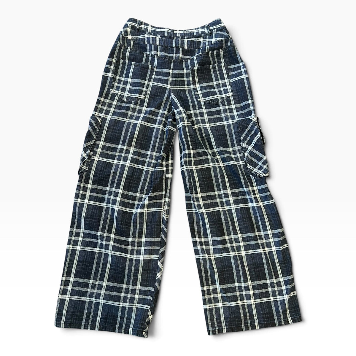BLACK FRIDAY BLUE TARTAN JEANS | 8