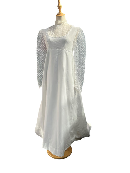 ETHERAL 70s WEDDING DRESS |8/10