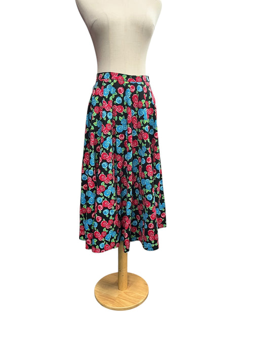RED & BLUE ROSE SKIRT | 10