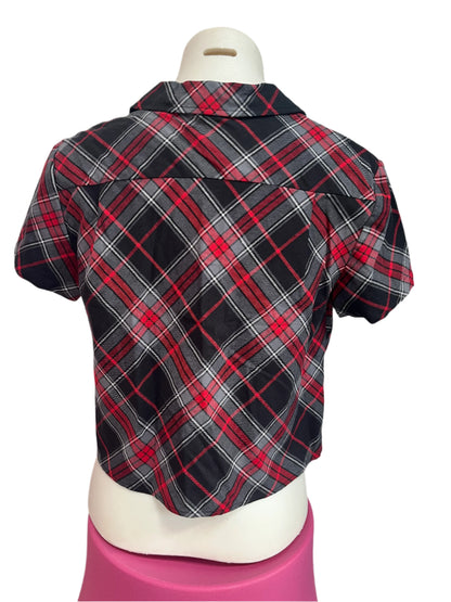 BLACK FRIDAY TARTAN SHIRT SZ 10