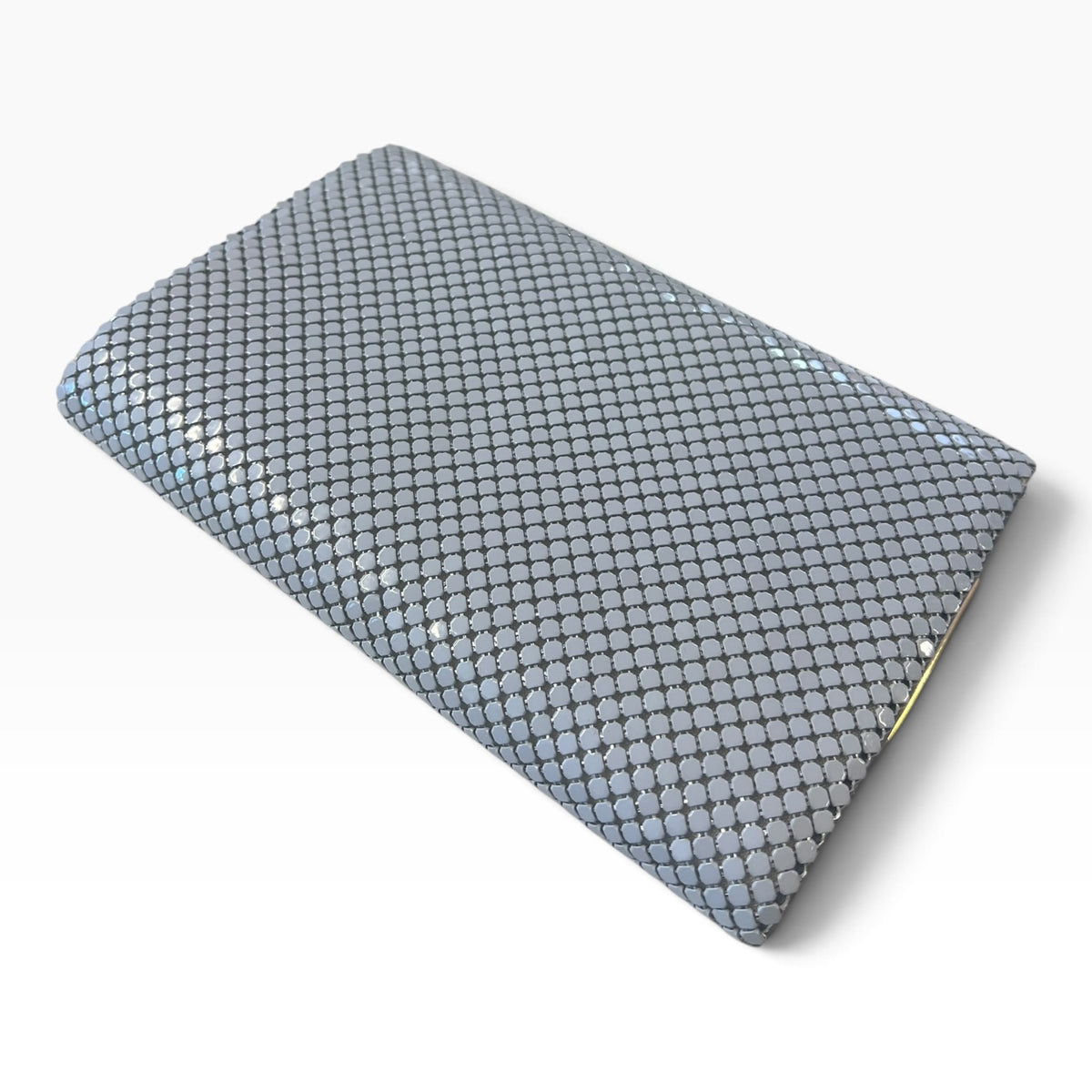 GREY MESH SHOULDER BAG