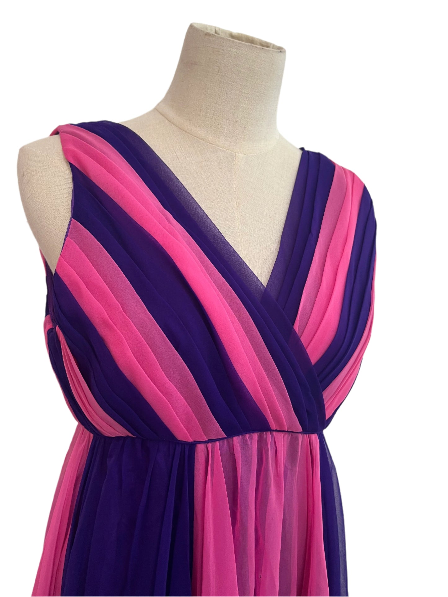 FENN DELL PINK PURPLE DRESS SZ 6/8