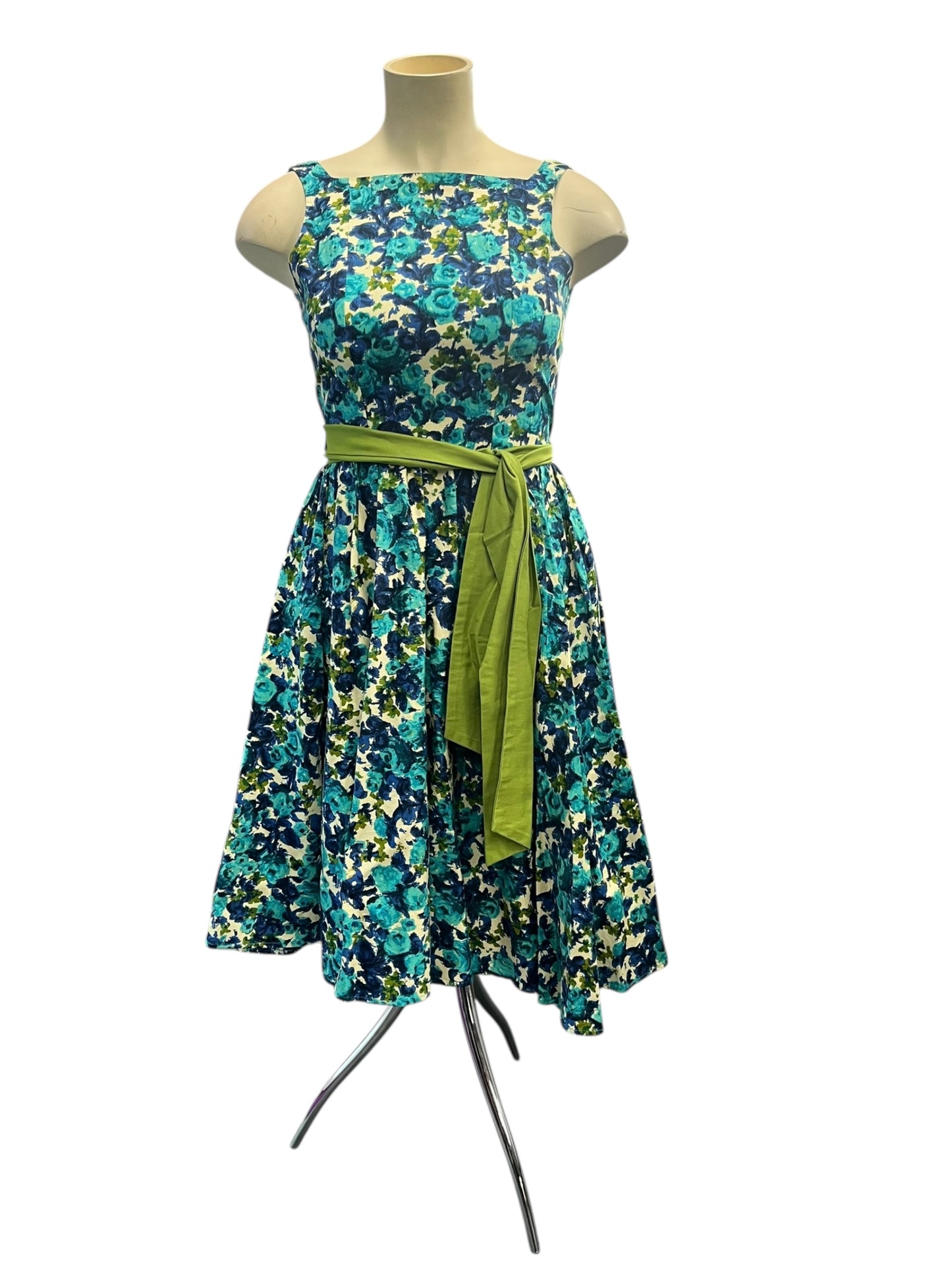 PIN UP GIRL BLUE DRESS | L