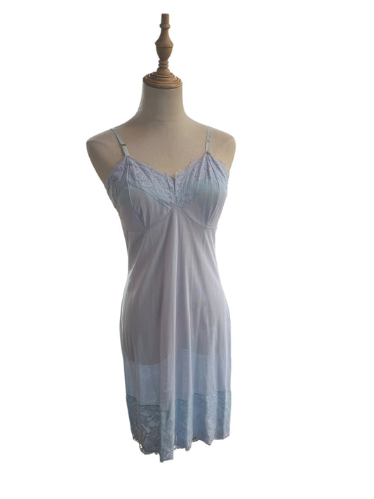 RHAPSODY BABY BLUE NYLON SLIP | 8