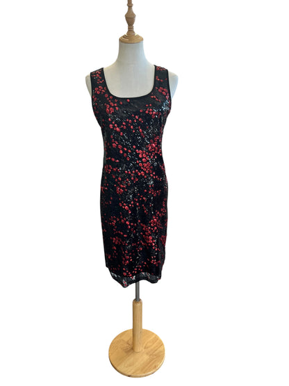 CHASE 7 RED & BLACK SEQUIN DRESS | 8