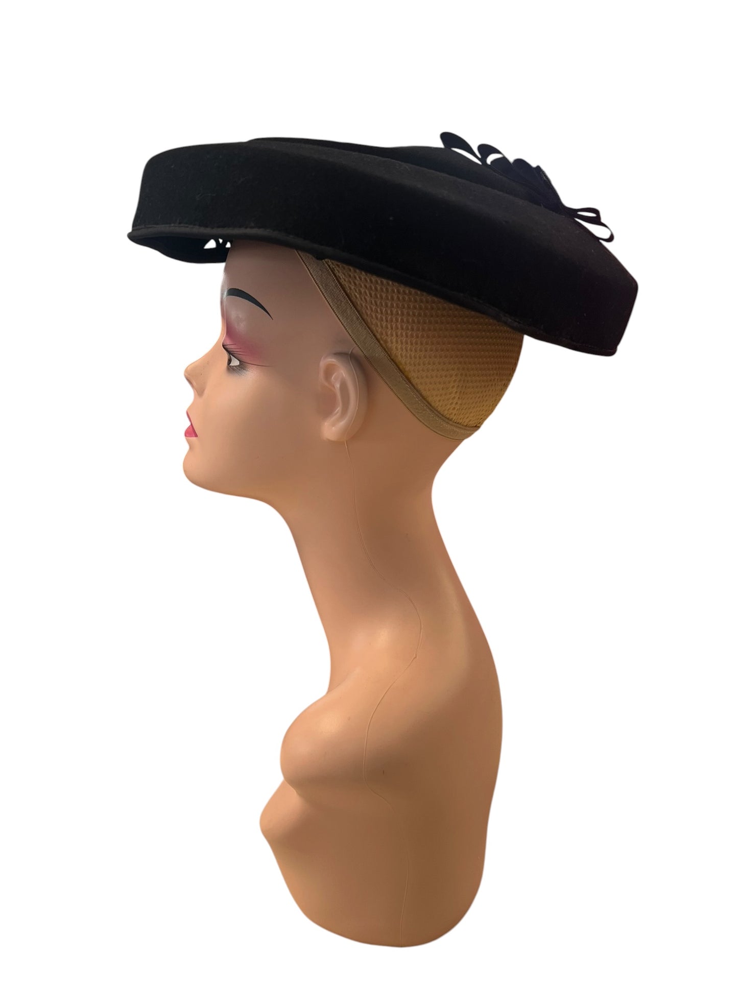 BLACK VINTAGE HAT