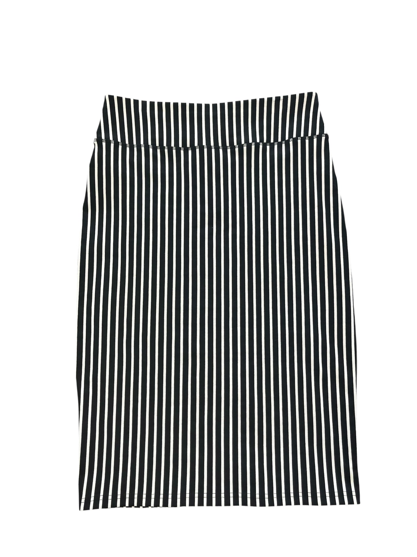 BETTY CLARK B&W STRIPE PENCIL SKIRT | 14