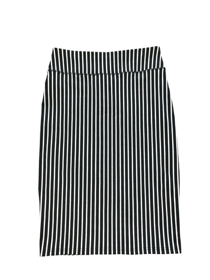 BETTY CLARK B&W STRIPE PENCIL SKIRT | 14