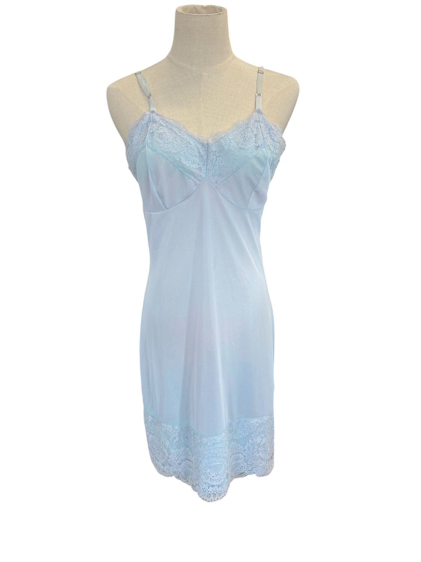 RHAPSODY BABY BLUE LONG SLIP | 12-14